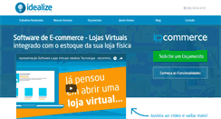 Desktop Screenshot of idealizetecnologia.com.br