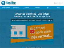 Tablet Screenshot of idealizetecnologia.com.br